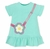 Agatha Ruiz de la Prada -Vestido Plantas - algodón - verde aguamarina