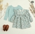 LOLA PALACIOS - Vestido - 100% Algodón - Verde Aguamarina - 8 años - 128 cm