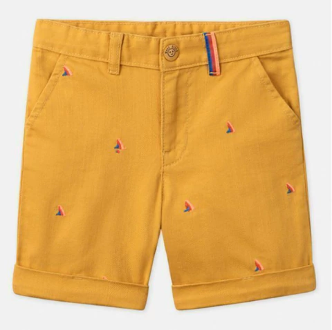 Sergent Major Bermudas - algodón - amarillo