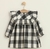 LOLA PALACIOS - Vestido - 100% Algodón - Gris Y Beige Claro - 6 años - 116 cm
