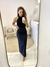Vestido Preto Longuete Crochê - Ilumi Closet
