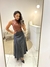 Saia Midi Evasê Courino - Ilumi Closet