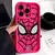 Capa Máscara Spider-Man para iPhone 16, 15, 14, 13,