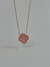 Collar Trébol Rosa