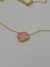 Collar Trébol Rosa en internet