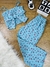 Conjunto floral laço
