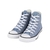 Tênis Converse Chuck Taylor Alto Azul Preto Branco CT23540001 - comprar online