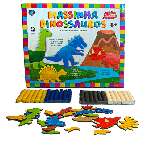 Massinha Dinossauro Zastras