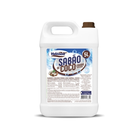 Sabão Líquido Coco - 5 Litros