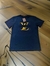 LV Plush Logo T-Shirt, Azul Marino y Marrón, T: L