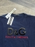 D&G logo con relieve T-Shirt, Azul Marino, T: M en internet
