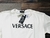 Versace logo con relieve T-shirt, Blanco/Negro, T: XL - HolaMaca! 