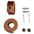 Kit Alça de couro sintético para prateleira - Multicor Mix