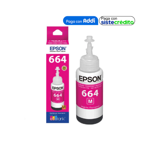 TINTA EPSON 664 MAGENTA ORIGINAL - comprar en línea