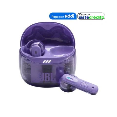 Audífonos JBL Tune Flex 2 Bluetooth ANC IP54 Purple (Ghost Edition)