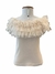 Blusa de Algodão com Elastano e Detalhes de Tule na internet