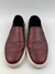 Tênis Gucci Modelo Slip On de Couro Bordô