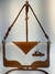 Bolsa Christian Dior Tiracolo D’Trick de Couro Marrom e Branco