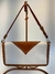 Bolsa Christian Dior Tiracolo D’Trick de Couro Marrom e Branco - comprar online