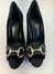 Scarpin Gucci Crystal de Cetim Preto: Sofisticação e Glamour! - loja online