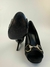 Scarpin Gucci Crystal de Cetim Preto: Sofisticação e Glamour! - comprar online