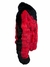 Casaco Polo Norte Bicolor Preto e Vermelho - Brechó Trésor By Saia da Filó