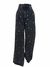 Calça Nativozza jeans estonado com aplicações
