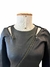 Vestido Sanim de Couro com Algodão e Detalhes em Zíper - Tamanho 36 - comprar online