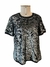 Blusa Insp de Paitê Bicolor com Zíper nas Costas - Tamanho M - comprar online
