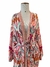 Kimono Farm de viscose com bolsos e faixa de amarração - Tamanho G3