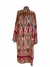 Kimono Farm de viscose com bolsos e faixa de amarração - Tamanho G3 - Brechó Trésor By Saia da Filó