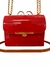 Bolsa Jorge Bischoff de couro com ferragens douradas