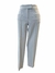 Calça Mixed Azul Bebê com Detalhes de Bolsos Falsos