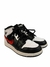 Imagem do Tênis Air Jordan 1 Mid Preto, Branco e Vermelho