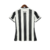 Camisa Botafogo Home 2024/25 Feminina Reebok – vista traseira listrada preto e branco com gola V