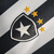 Camisa retrô Botafogo 1999 2000 com listras verticais e escudo bordado