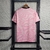 Vista traseira da camisa Flamengo rosa 23/24 – design moderno e estiloso