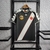 Camisa retrô do Vasco da Gama 2000 preta com faixa branca diagonal, detalhes em amarelo e vermelho, logo da Kappa e escudo do Vasco com estrelas