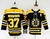 Camisa NHL Boston Bruins Preta 2025/26 com logo Spoked-B 