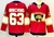 Camisa NHL Florida Panthers Fanatics Vermelha – vista frontal com logo dos Panthers
