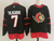 Camisa NHL Ottawa Senators Jersey Preta – vista frontal com logo dos Senators
