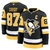 Camisa NHL Pittsburgh Penguins Preta – vista frontal com logo dos Penguins