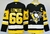 Camisa NHL Pittsburgh Penguins Preta – vista frontal com logo dos Penguins