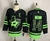 Camisa NHL Dallas Stars Jersey Reverse Retrô Preta e Verde – vista frontal com logo dos Stars