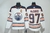 Camisa NHL Edmonton Oilers Jersey Branca – vista frontal com logo dos Oilers
