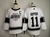 Camisa NHL Los Angeles Kings Jersey Branca – vista frontal com logo dos Kings