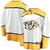 Camisa NHL Nashville Predators Jersey Branca – vista frontal com logo dos Predators