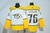 Camisa NHL Nashville Predators Jersey Branca – vista frontal com logo dos Predators