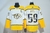 Camisa NHL Nashville Predators Jersey Branca – vista frontal com logo dos Predators