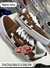VANS KNU BLANCAS Y MARRONES - comprar online